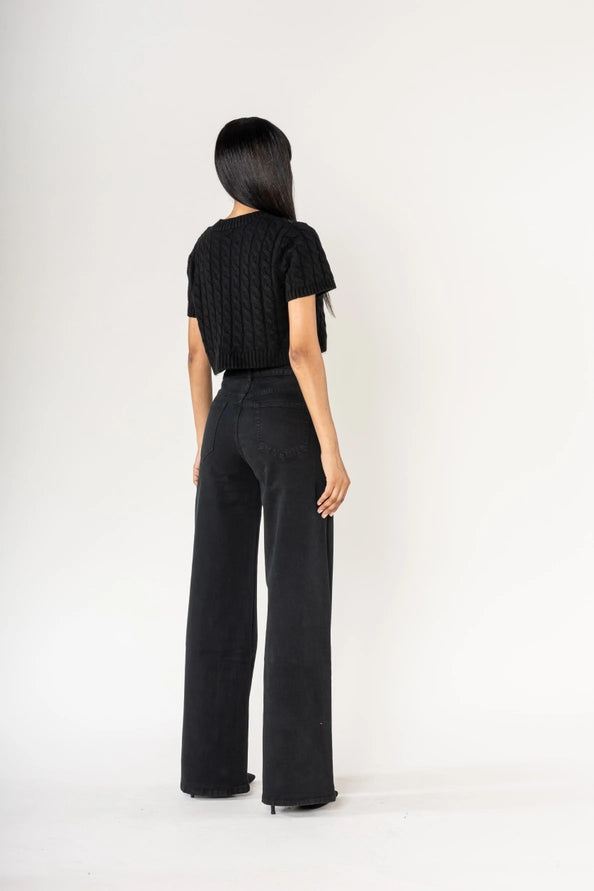 Jeans Wide Leg Retrô