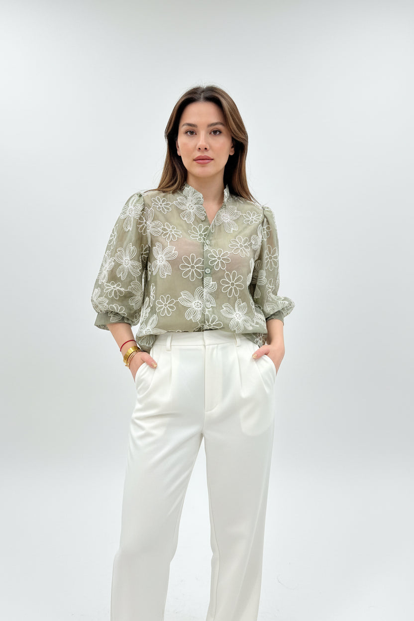Blusa Bordada Morning Sunshine