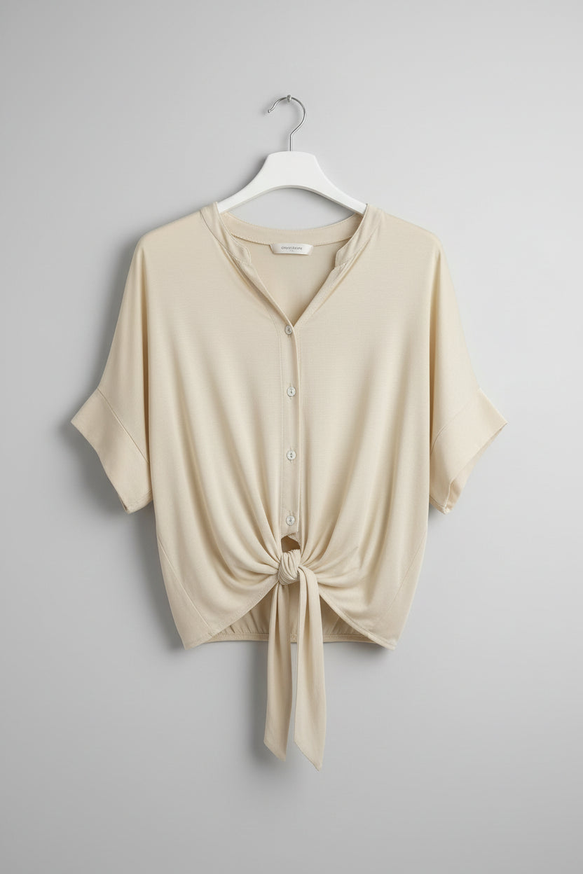Blusa de Verão Easy Breeze com Nó