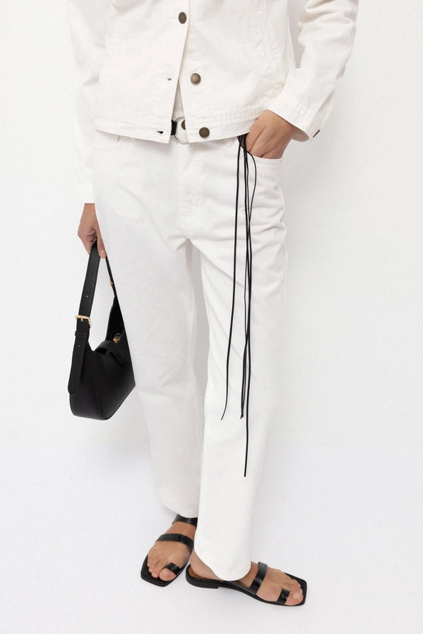 Calças Chino Urban Khaki de Corte Reto - Lanidor