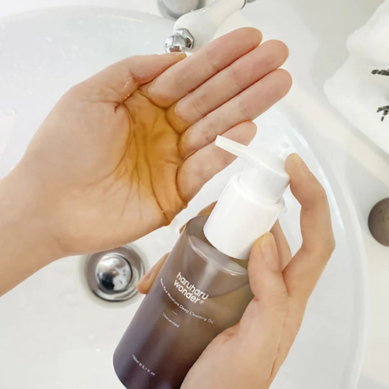 Haruharu Wonder Óleo de Limpeza Profunda de Arroz Preto 150 ml