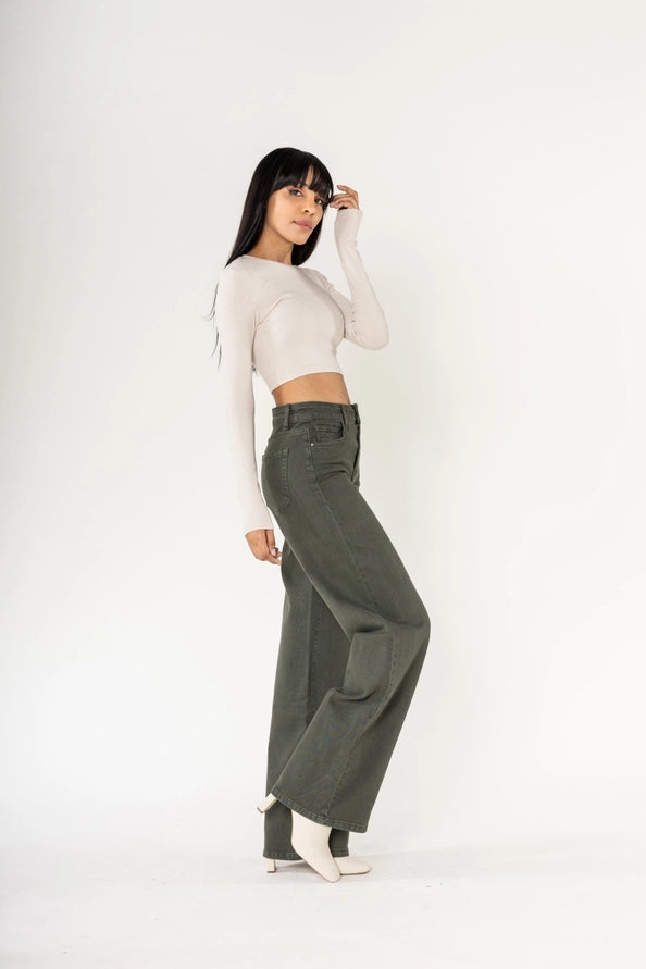 Jeans Wide Leg Retrô