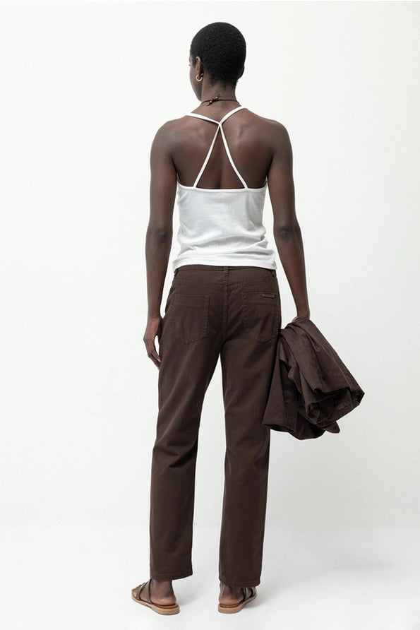 Calças Chino Urban Khaki de Corte Reto - Lanidor