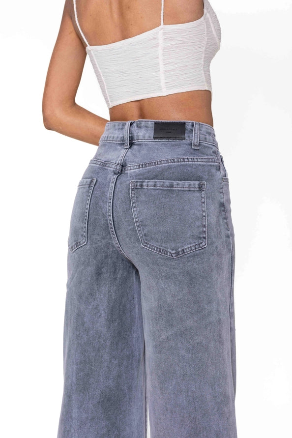 Calças Pantalona High-Waist