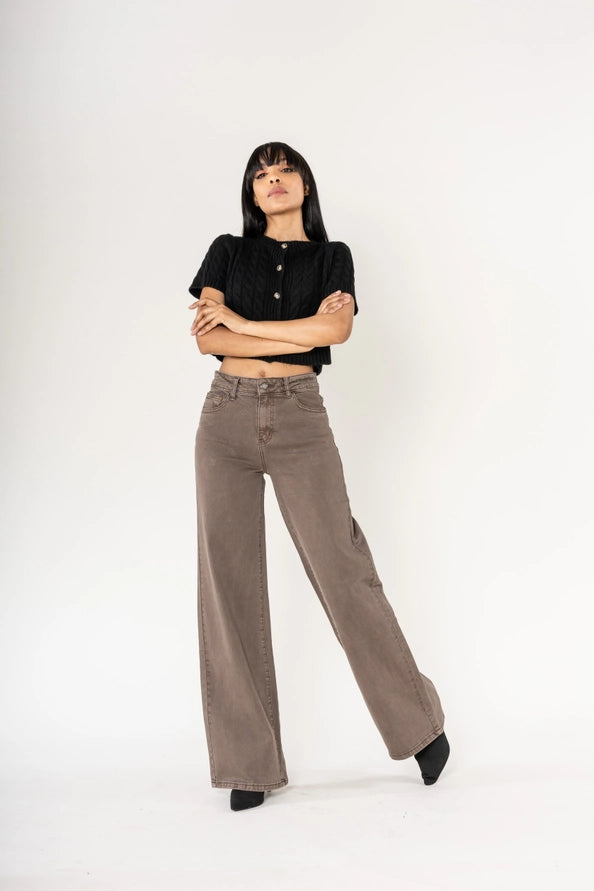 Jeans Wide Leg Retrô