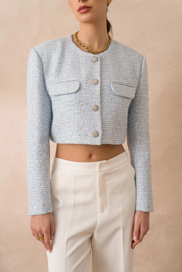 Jaqueta Pure Glam Tweed