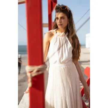 Blusa de Cetim com Laço