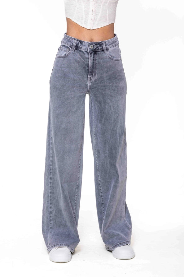 Calças Pantalona High-Waist