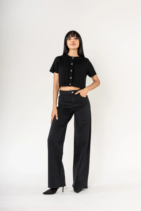 Jeans Wide Leg Retrô